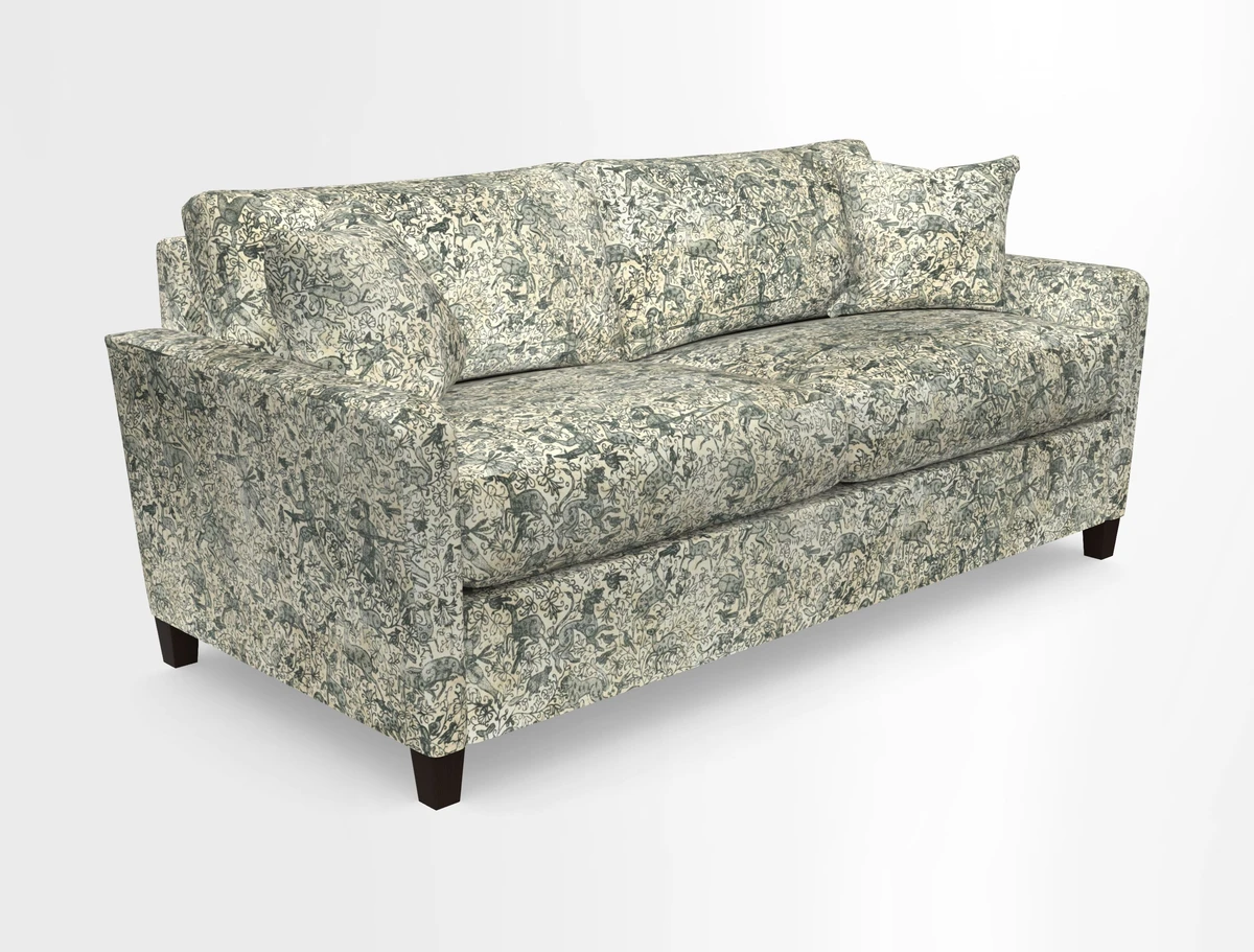 Greenwich 3 seater sofa in Two Tone Plain Biscuit