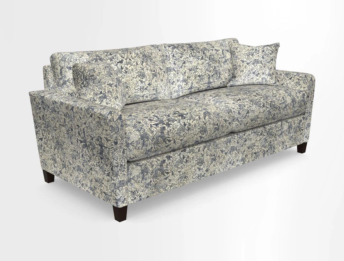 Greenwich 3 seater sofa in Two Tone Plain Biscuit