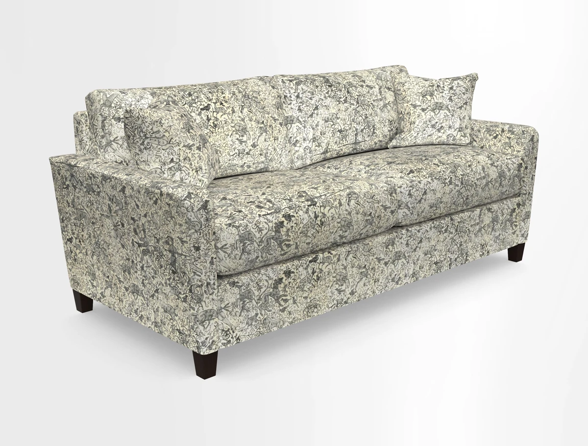 Greenwich 3 seater sofa in Two Tone Plain Biscuit