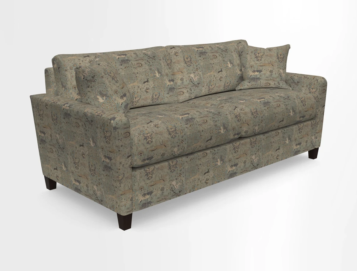 Greenwich 3 seater sofa in Two Tone Plain Biscuit