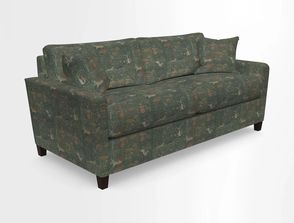 Greenwich 3 seater sofa in Two Tone Plain Biscuit
