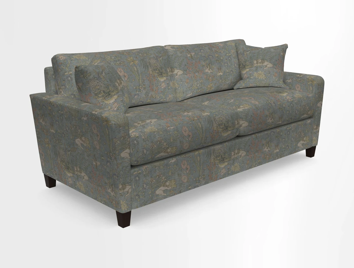 Greenwich 3 seater sofa in Two Tone Plain Biscuit