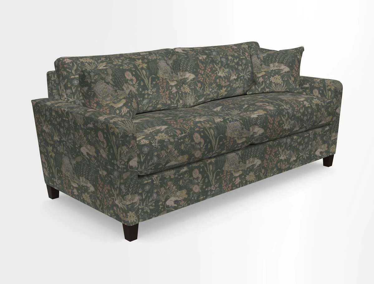 Greenwich 3 seater sofa in Two Tone Plain Biscuit