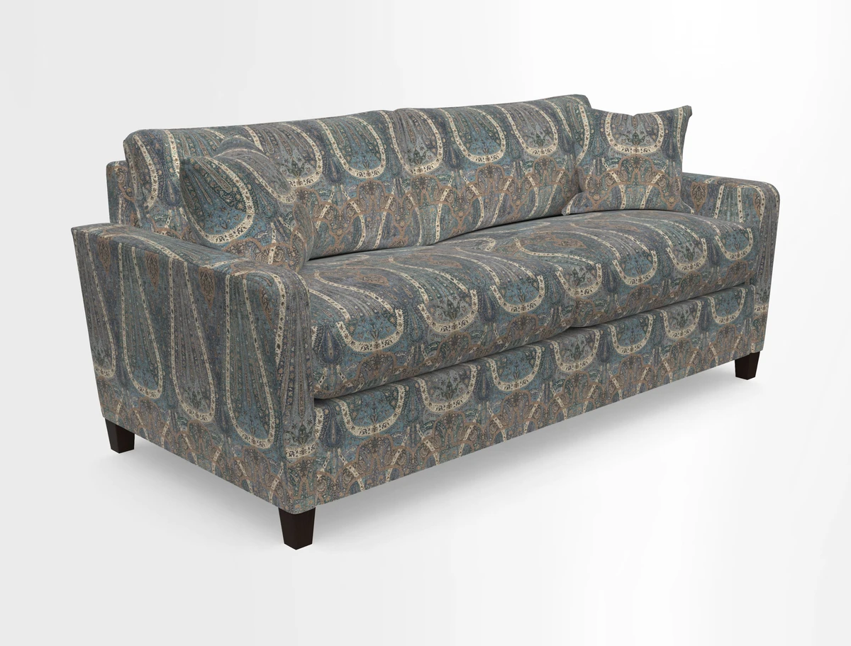 Greenwich 3 seater sofa in Two Tone Plain Biscuit