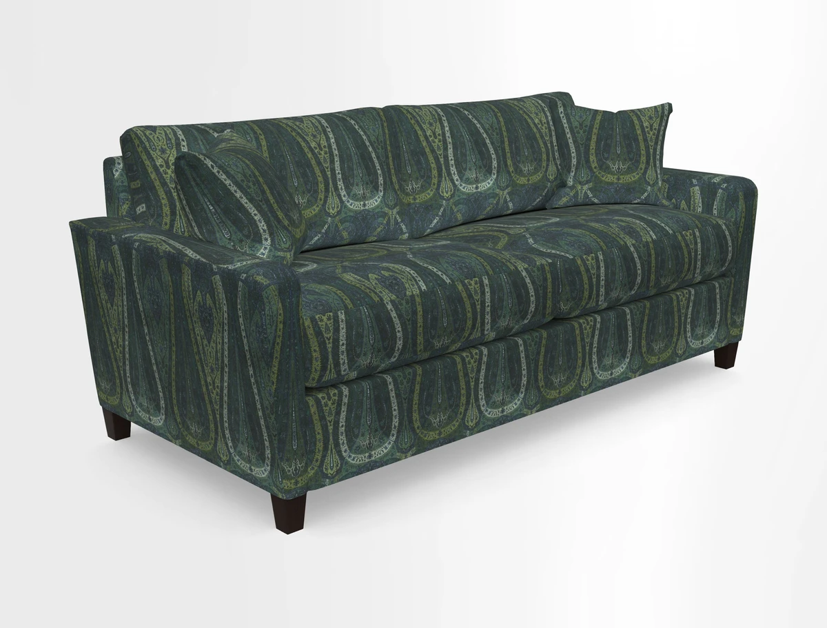 Greenwich 3 seater sofa in Two Tone Plain Biscuit