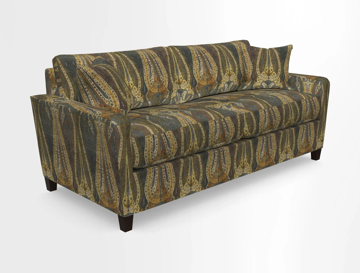 Greenwich 3 seater sofa in Two Tone Plain Biscuit