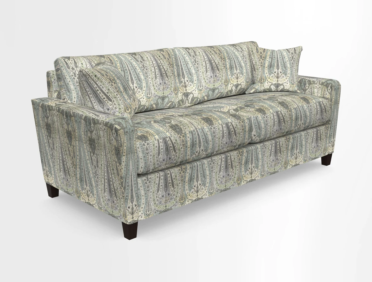 Greenwich 3 seater sofa in Two Tone Plain Biscuit