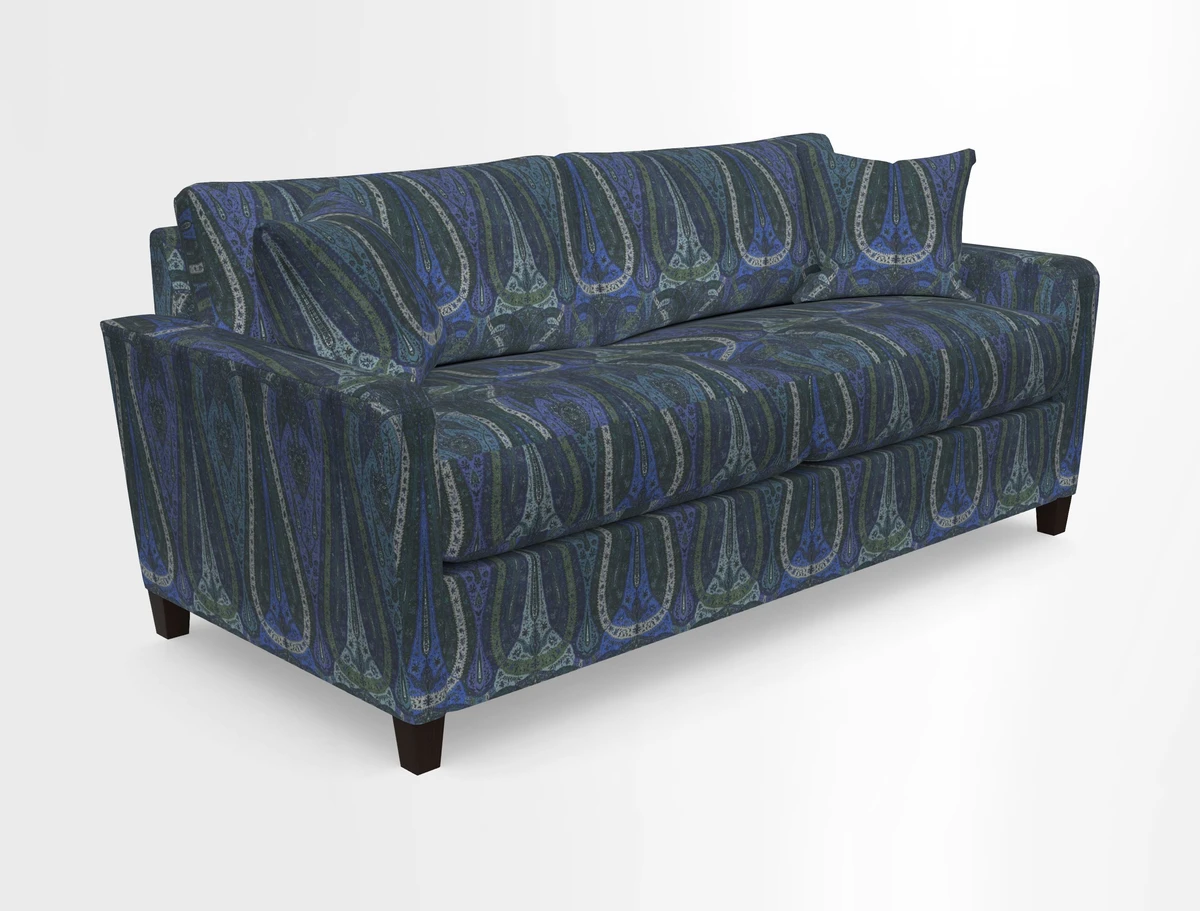 Greenwich 3 seater sofa in Two Tone Plain Biscuit