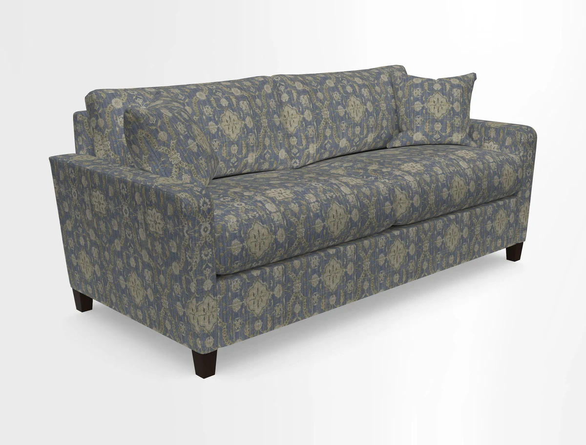 Greenwich 3 seater sofa in Two Tone Plain Biscuit