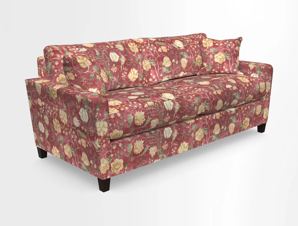 Greenwich 3 seater sofa in Two Tone Plain Biscuit