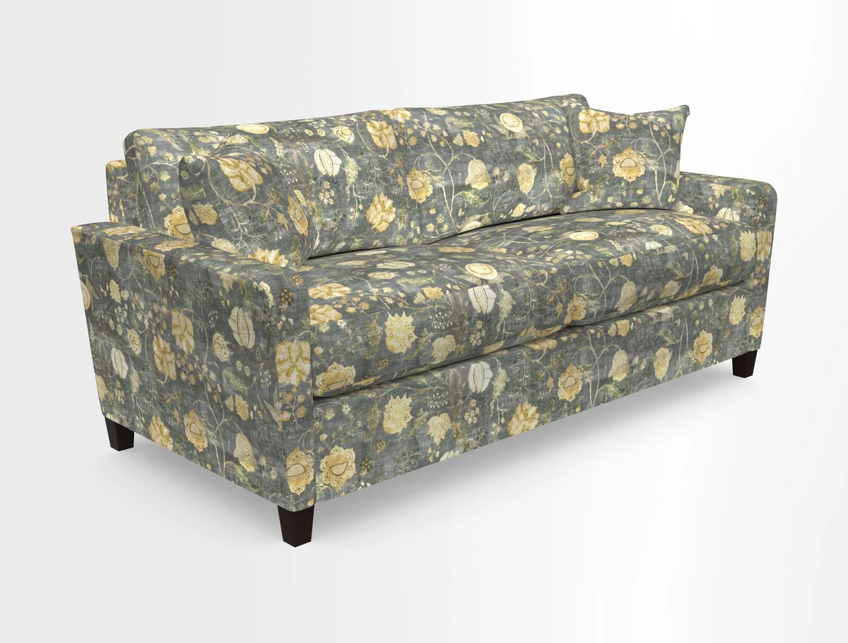 Greenwich 3 seater sofa in Two Tone Plain Biscuit