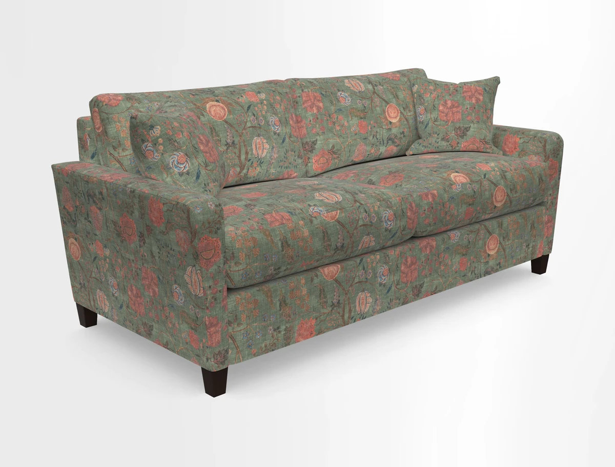 Greenwich 3 seater sofa in Two Tone Plain Biscuit
