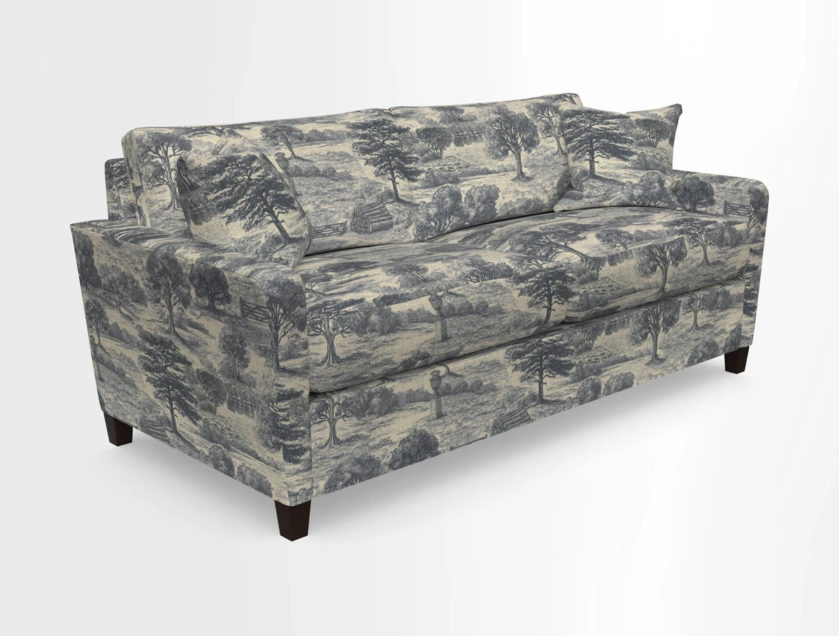Greenwich 3 seater sofa in Two Tone Plain Biscuit