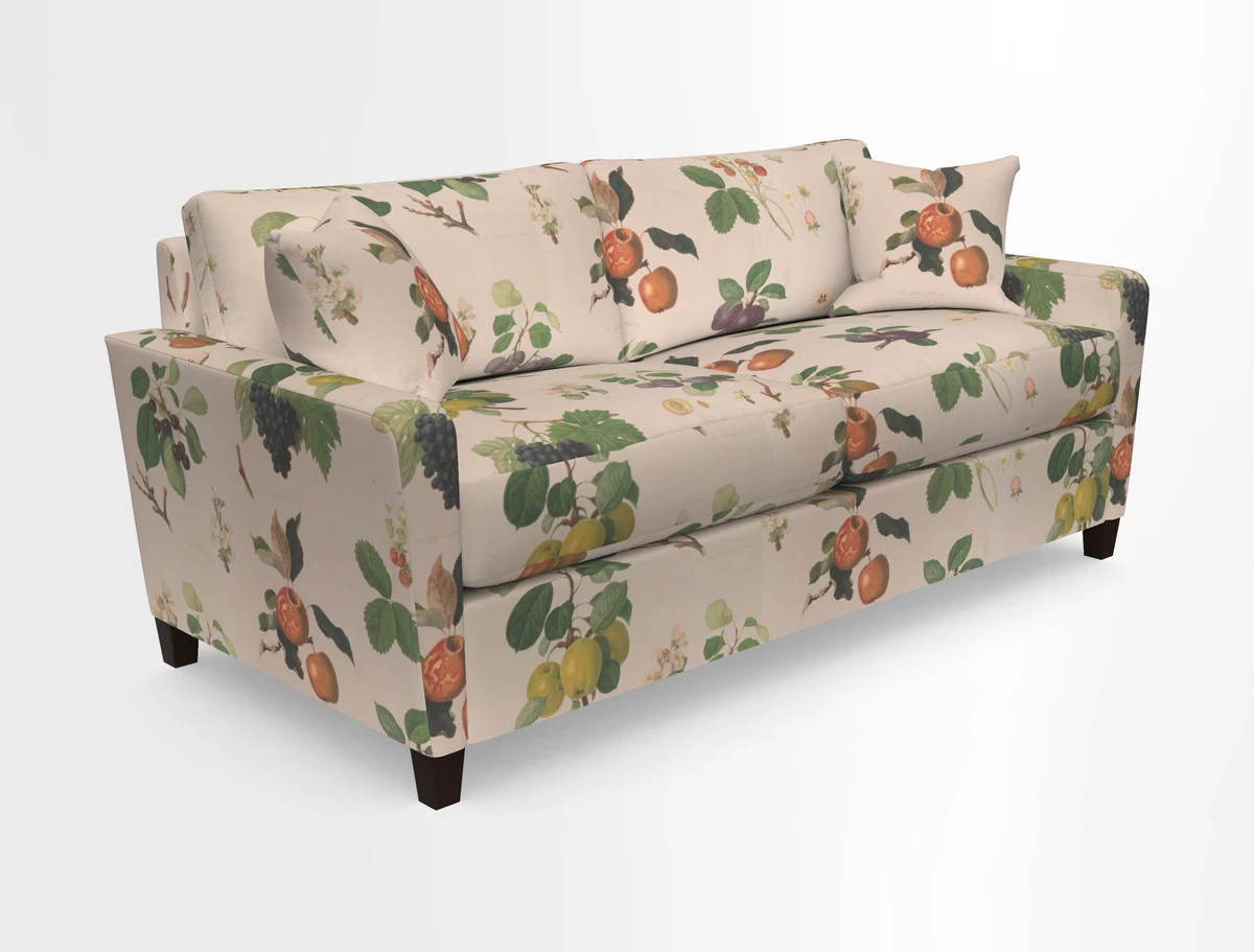 Greenwich 3 seater sofa in Two Tone Plain Biscuit