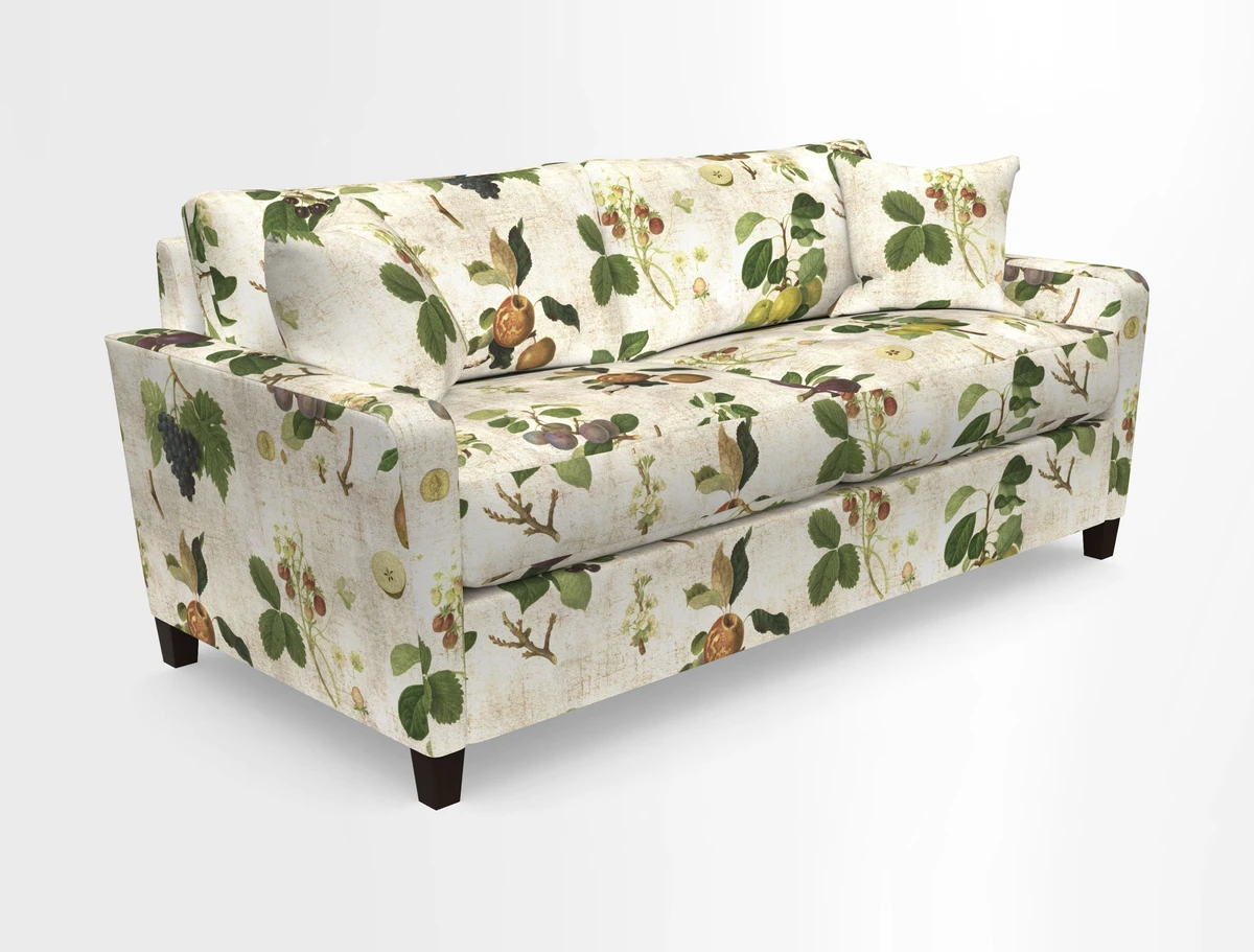 Greenwich 3 seater sofa in Two Tone Plain Biscuit