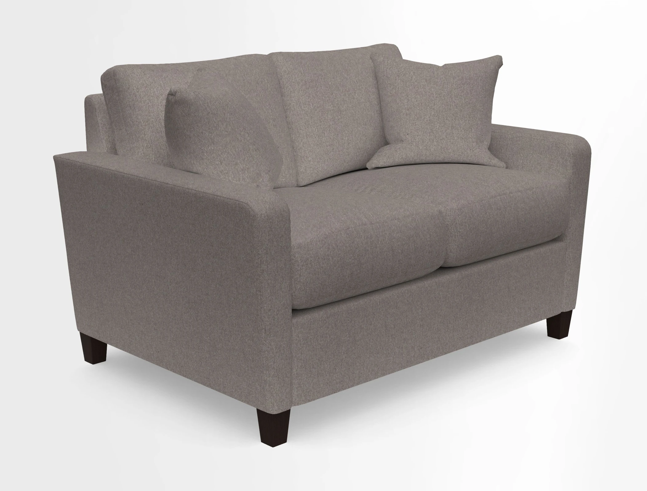 Greenwich 2 seater sofa in Two Tone Plain Biscuit