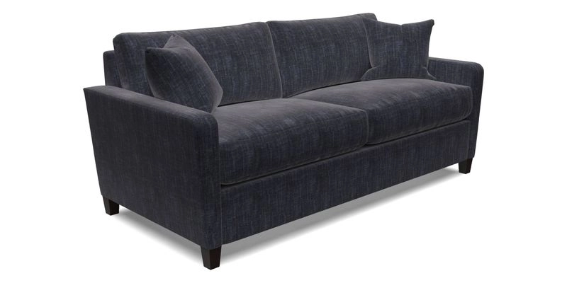 Greenwich 3 seater sofa in Two Tone Plain Biscuit
