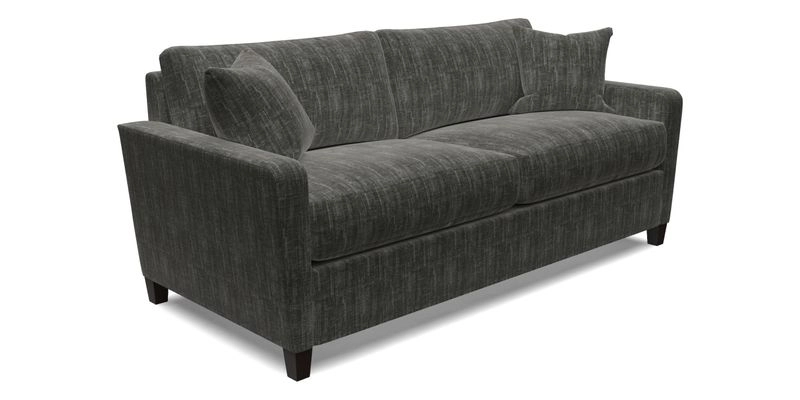 Greenwich 3 seater sofa in Two Tone Plain Biscuit