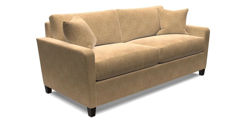 Greenwich 3 seater sofa in Two Tone Plain Biscuit