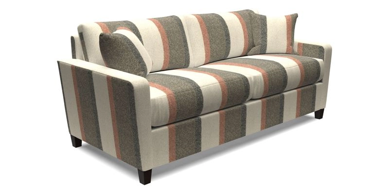 Greenwich 3 seater sofa in Two Tone Plain Biscuit