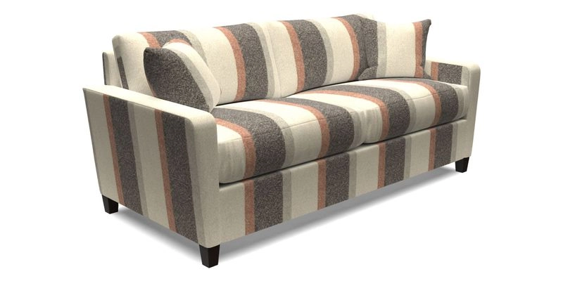 Greenwich 3 seater sofa in Two Tone Plain Biscuit