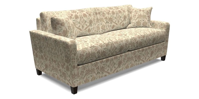 Greenwich 3 seater sofa in Two Tone Plain Biscuit