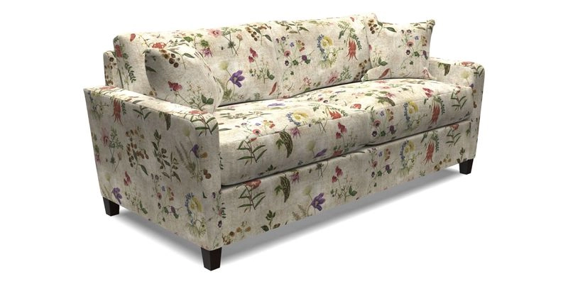 Greenwich 3 seater sofa in Two Tone Plain Biscuit