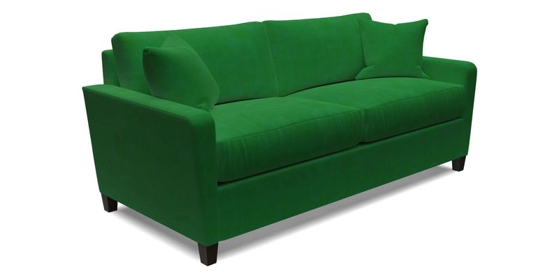 Greenwich 3 seater sofa in Two Tone Plain Biscuit