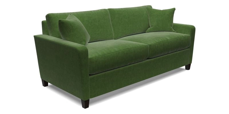 Greenwich 3 seater sofa in Two Tone Plain Biscuit