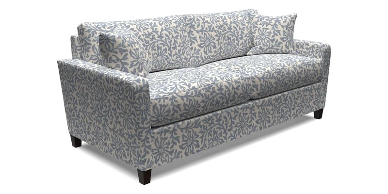 Greenwich 3 seater sofa in Two Tone Plain Biscuit