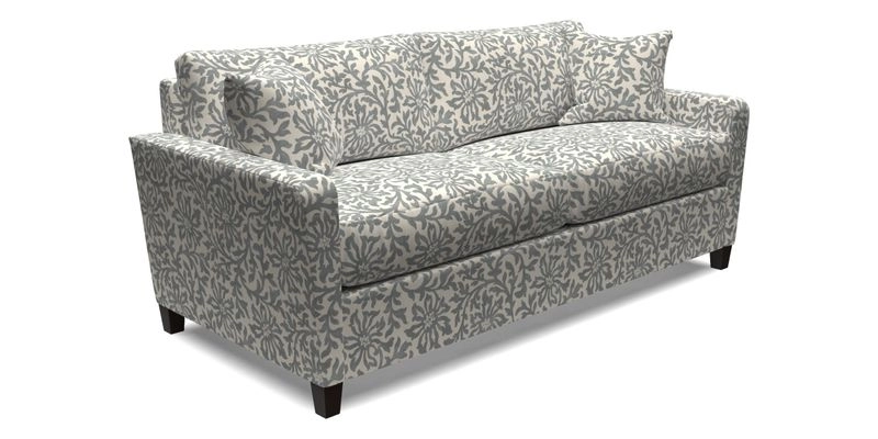 Greenwich 3 seater sofa in Two Tone Plain Biscuit