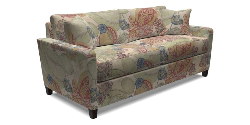 Greenwich 3 seater sofa in Two Tone Plain Biscuit