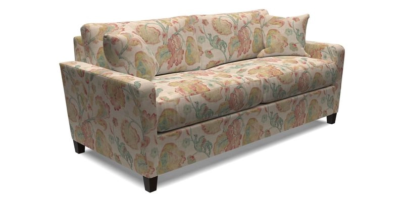 Greenwich 3 seater sofa in Two Tone Plain Biscuit