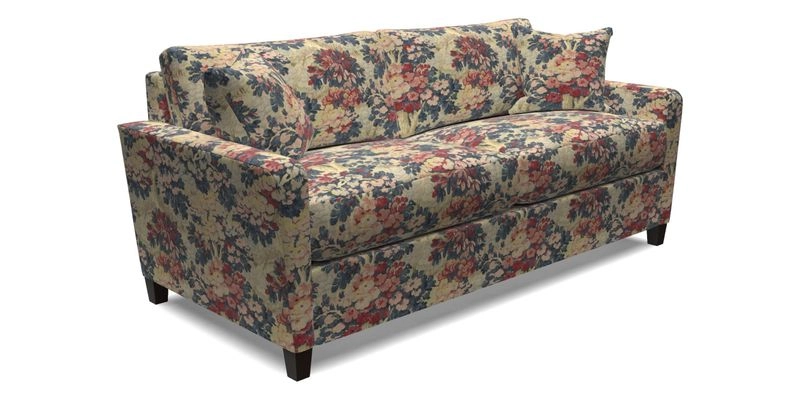 Greenwich 3 seater sofa in Two Tone Plain Biscuit