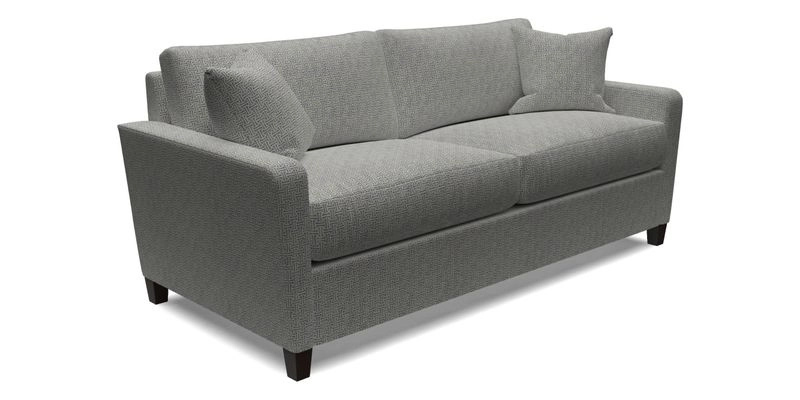 Greenwich 3 seater sofa in Two Tone Plain Biscuit