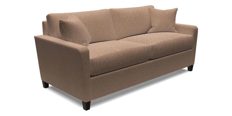 Greenwich 3 seater sofa in Two Tone Plain Biscuit