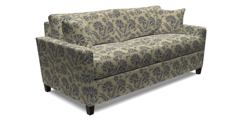 Greenwich 3 seater sofa in Two Tone Plain Biscuit