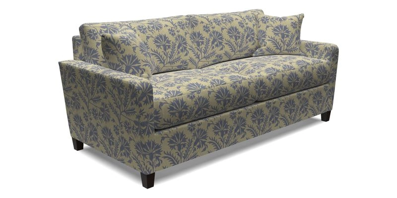 Greenwich 3 seater sofa in Two Tone Plain Biscuit