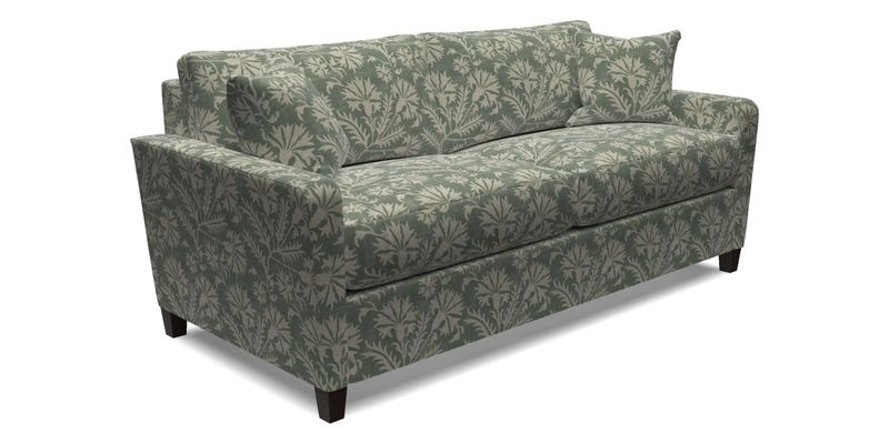 Greenwich 3 seater sofa in Two Tone Plain Biscuit