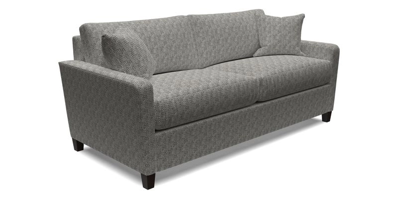 Greenwich 3 seater sofa in Two Tone Plain Biscuit
