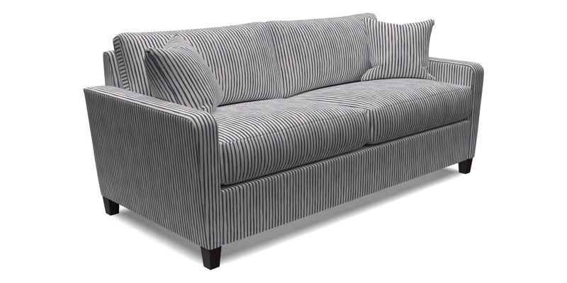 Greenwich 3 seater sofa in Two Tone Plain Biscuit