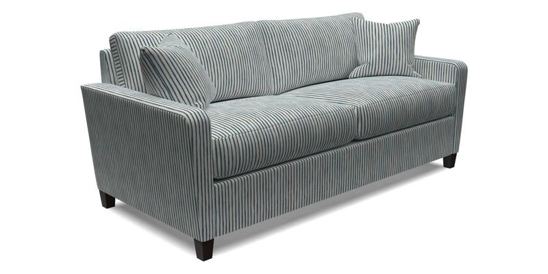 Greenwich 3 seater sofa in Two Tone Plain Biscuit