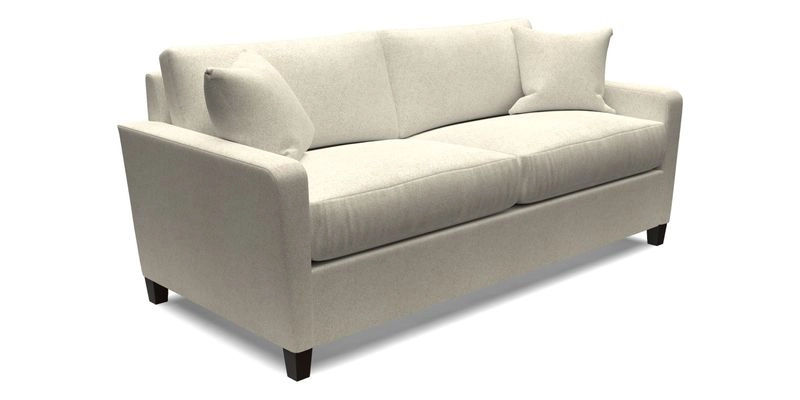 Greenwich 3 seater sofa in Two Tone Plain Biscuit