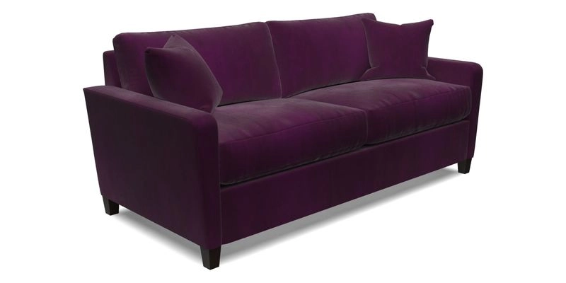 Greenwich 3 seater sofa in Two Tone Plain Biscuit