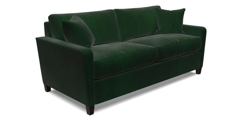 Greenwich 3 seater sofa in Two Tone Plain Biscuit