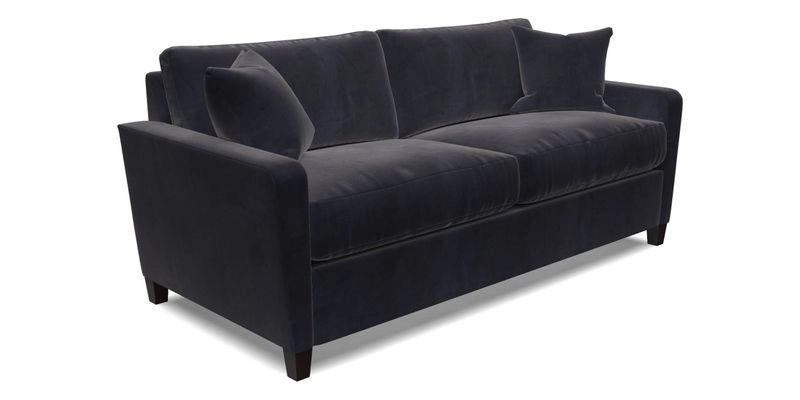 Greenwich 3 seater sofa in Two Tone Plain Biscuit