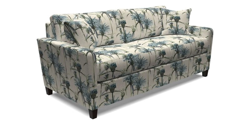 Greenwich 3 seater sofa in Two Tone Plain Biscuit