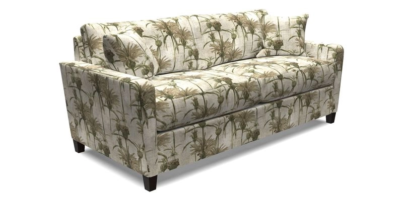 Greenwich 3 seater sofa in Two Tone Plain Biscuit