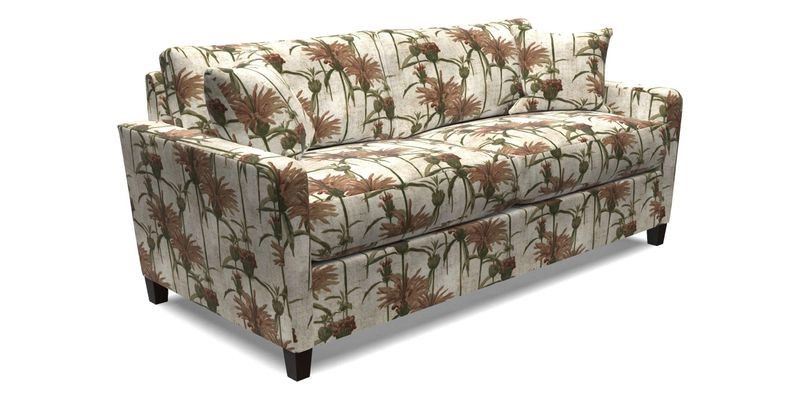 Greenwich 3 seater sofa in Two Tone Plain Biscuit