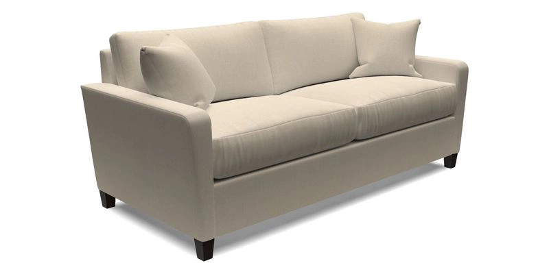 Greenwich 3 seater sofa in Two Tone Plain Biscuit